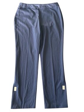 Up! Navy Pull On Split Hem Ankle Pant (10)